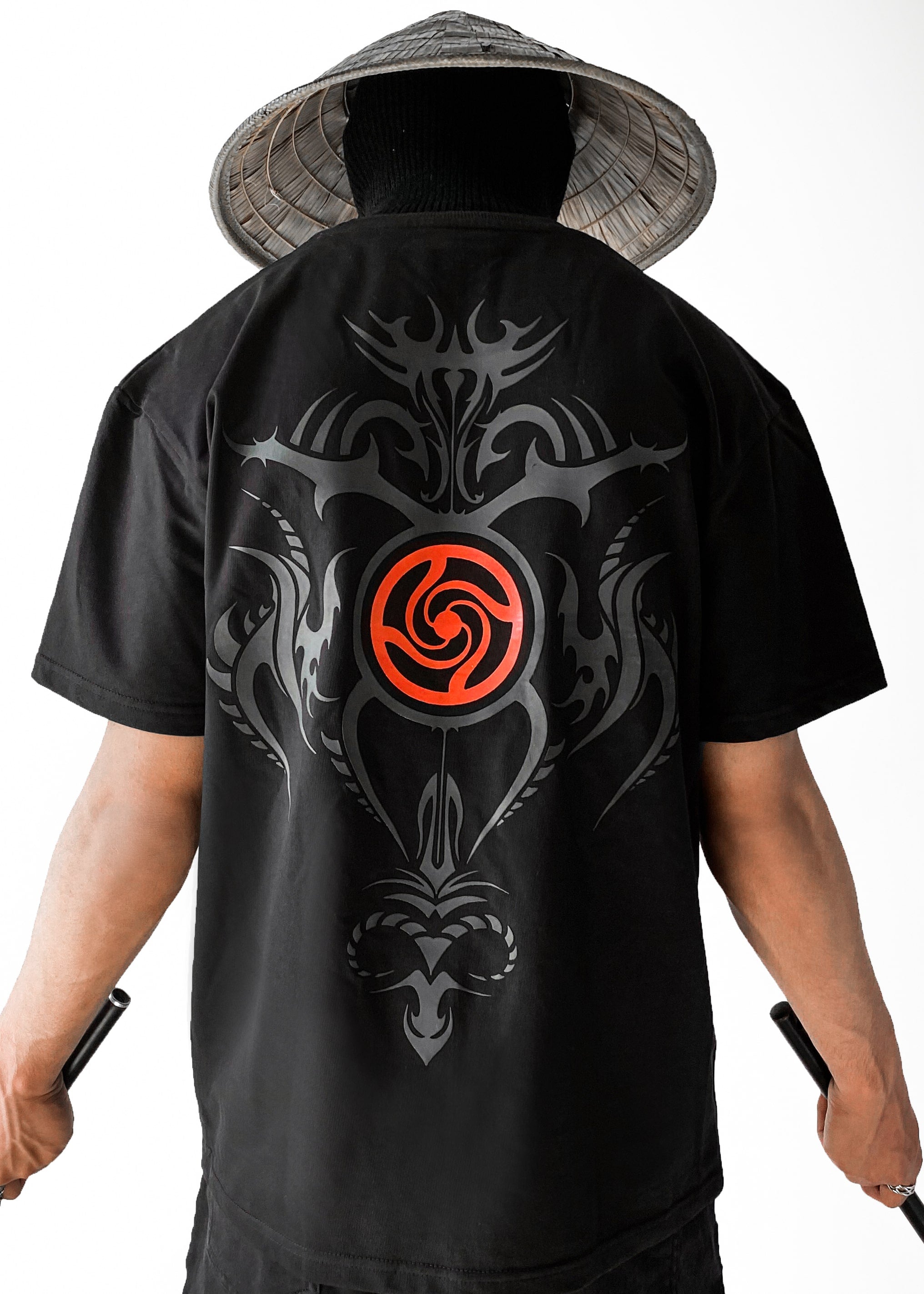 1200~JUN TAKAHASHI Crew-Neck T-shirt with Gothic Print