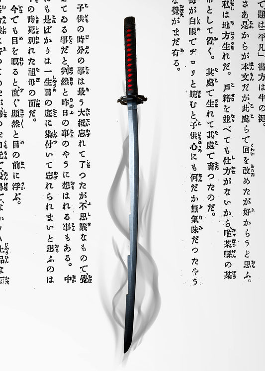 BLACK KATANA (ZANGETSU V2) / WOODEN