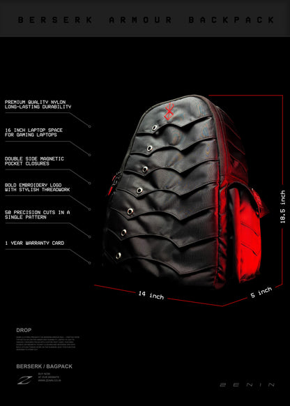 BERSERK ARMOUR / BACKPACK