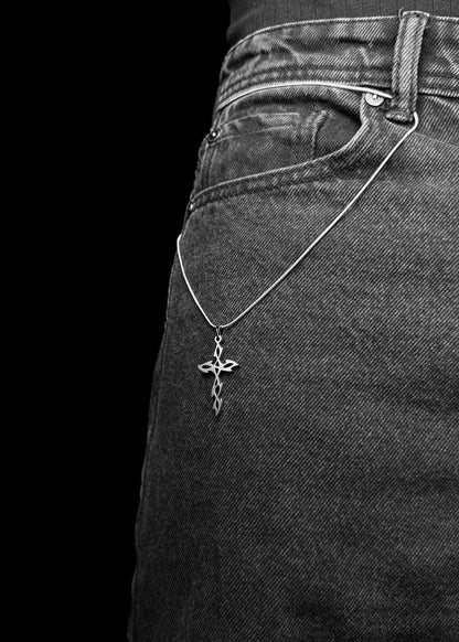 CROSS CHROME / PENDANT WITH CHAIN