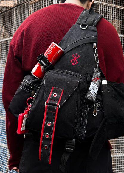 BERSERK DENIM / CROSSBODY BACKPACK
