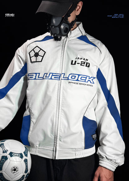 WHITE BLUELOCK / PARACHUTE JACKET