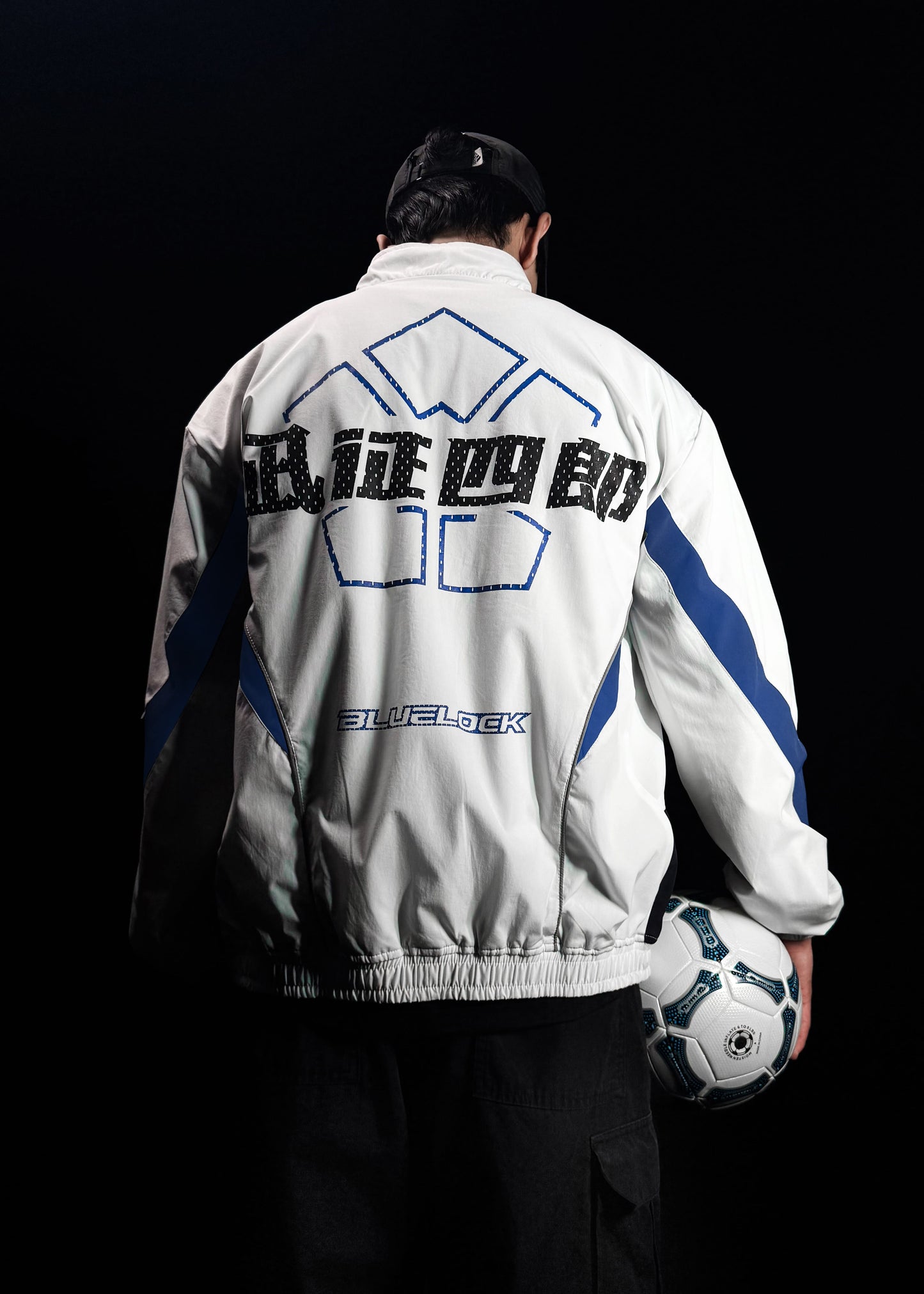 WHITE BLUELOCK / PARACHUTE JACKET