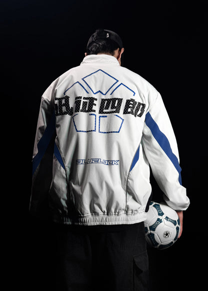 WHITE BLUELOCK / PARACHUTE JACKET