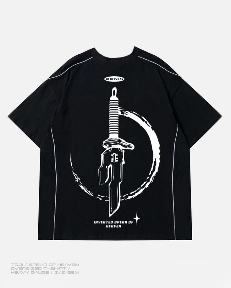 TOJI / SPEAR OF HEAVEN / OVERSIZED T-SHIRT