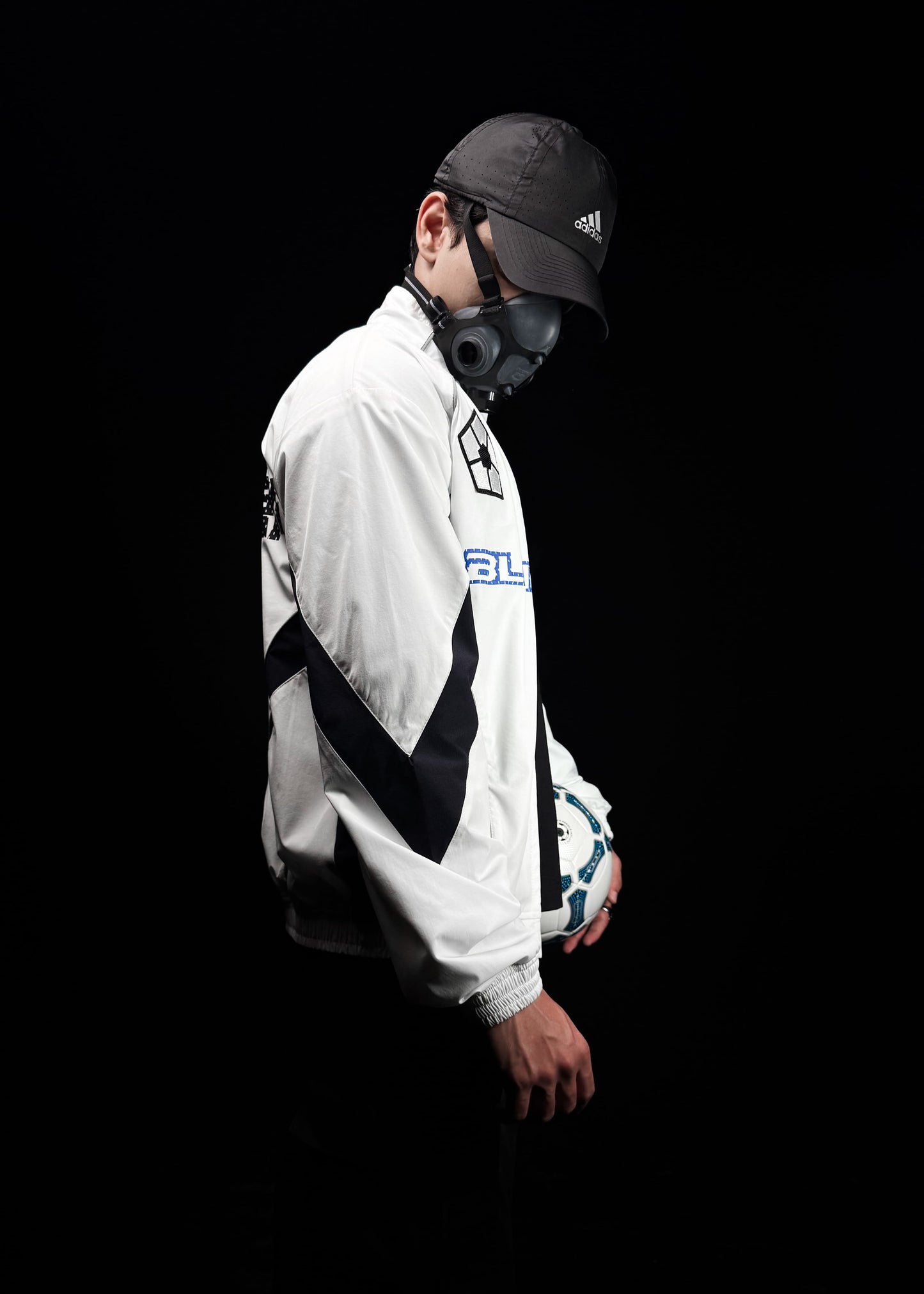 WHITE BLUELOCK / PARACHUTE JACKET