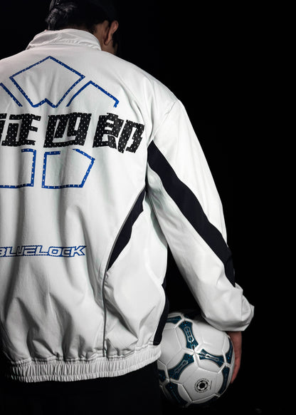 WHITE BLUELOCK / PARACHUTE JACKET