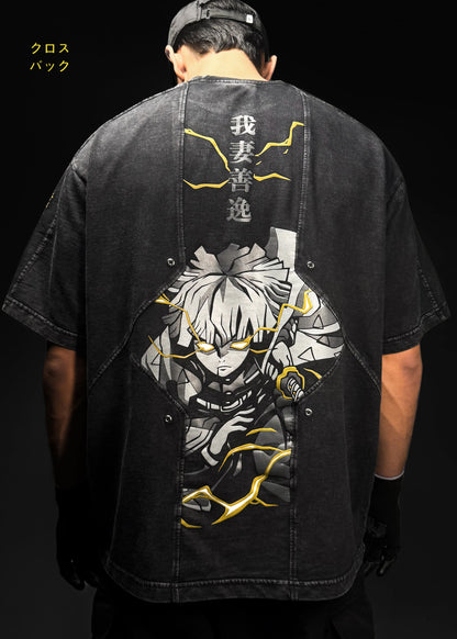 ZENITSU / DEMON SLAYER / OVERSIZED T-SHIRT