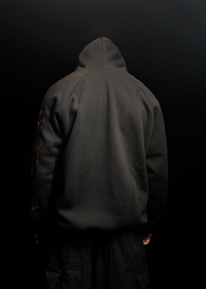 DRAGON EMBROIDERY / ZIPPER