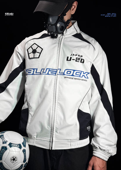 WHITE BLUELOCK / PARACHUTE JACKET