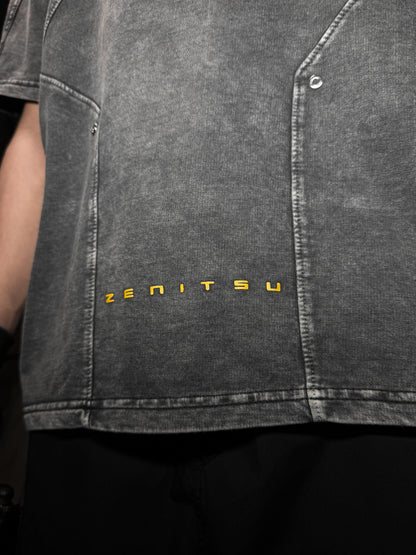 ZENITSU / DEMON SLAYER / ACID WASHED OVERSIZED T-SHIRT