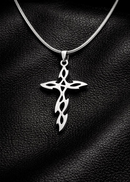 CROSS CHROME / PENDANT WITH CHAIN