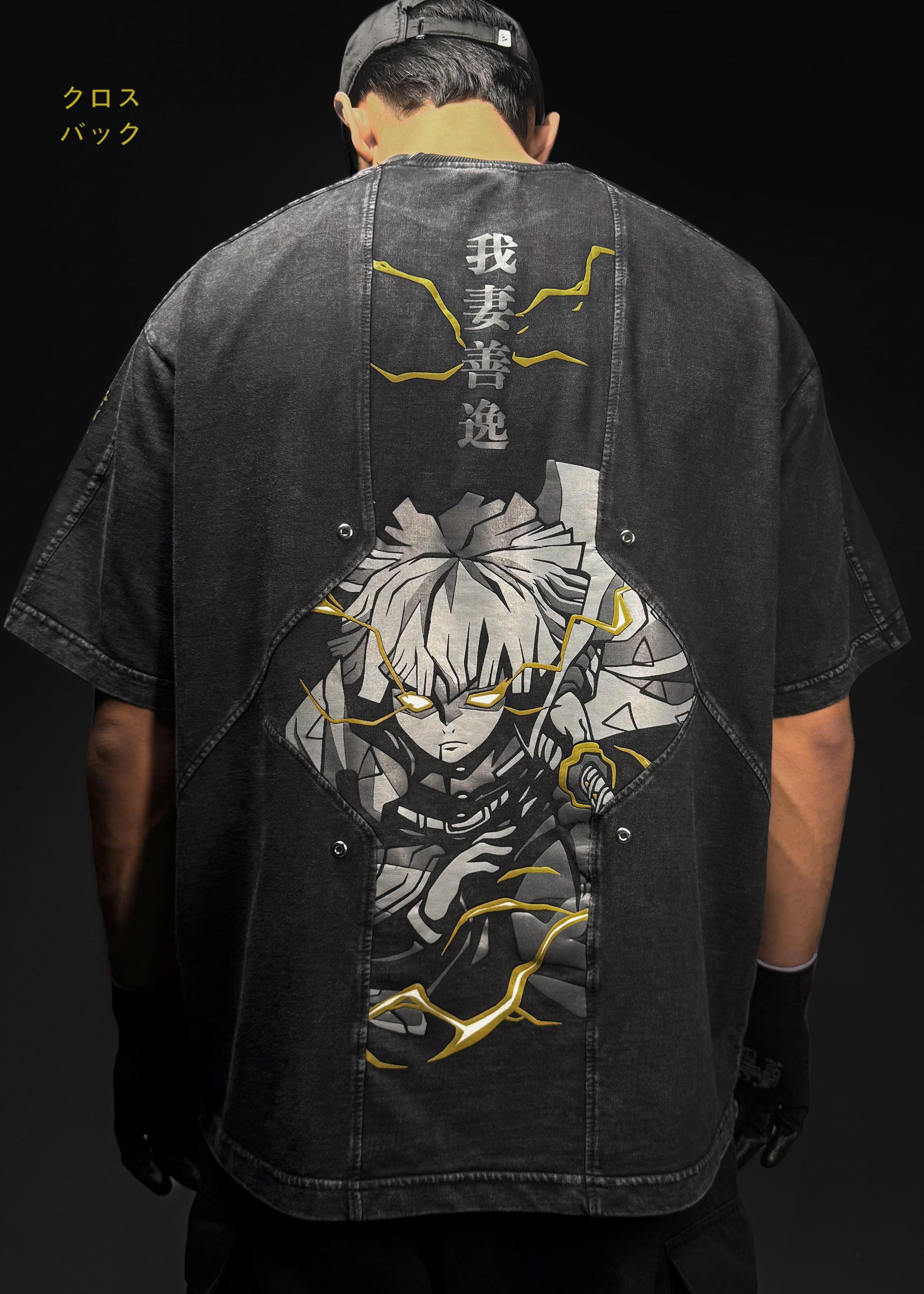 ZENITSU / DEMON SLAYER / WASHED OVERSIZED T-SHIRT – ZENIN