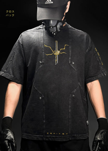 ZENITSU / DEMON SLAYER / WASHED OVERSIZED T-SHIRT